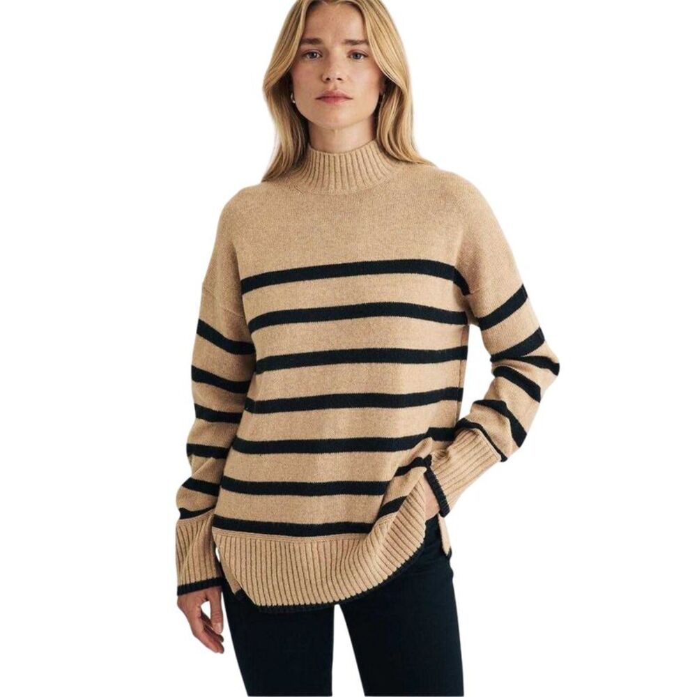 Nobody�'s Child Womens/Ladies Striped Sweater / Beige/Black
